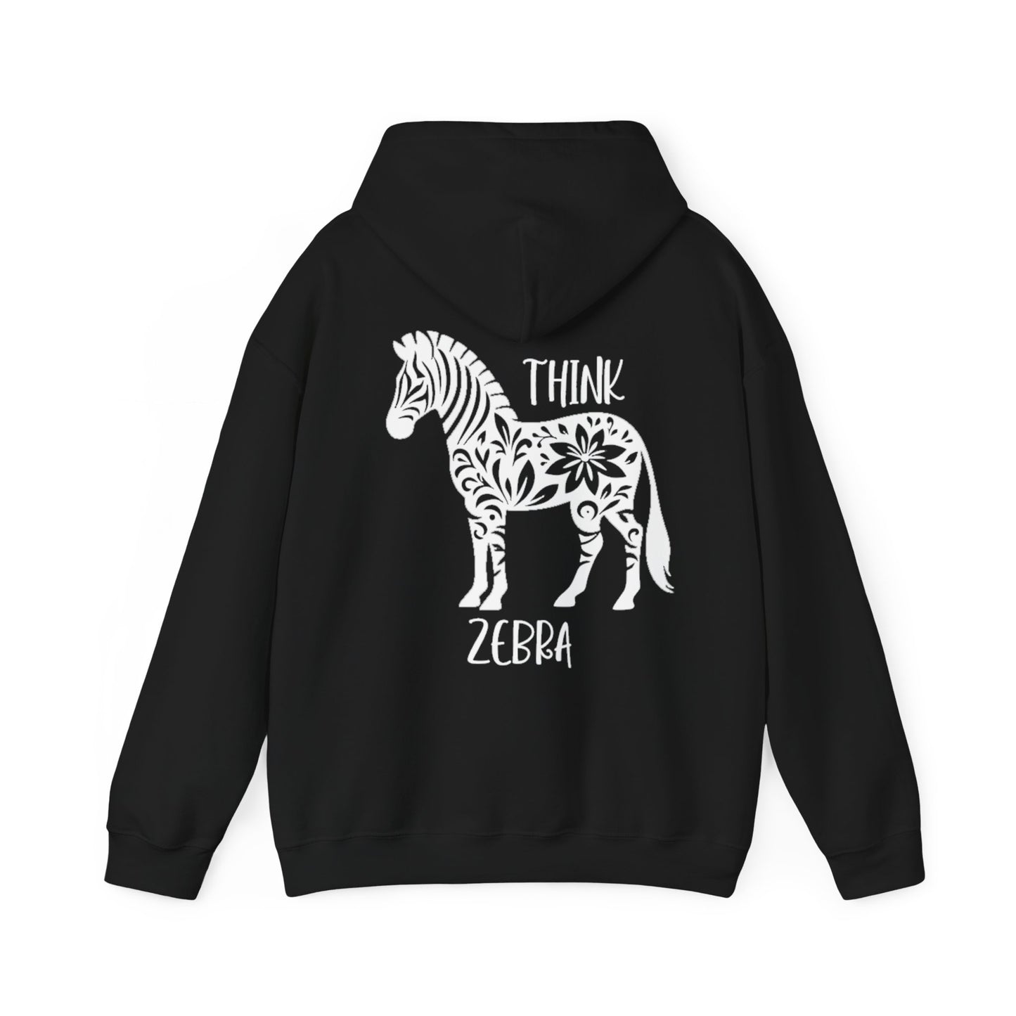 Think Zebra Hoodie by Sarah M.