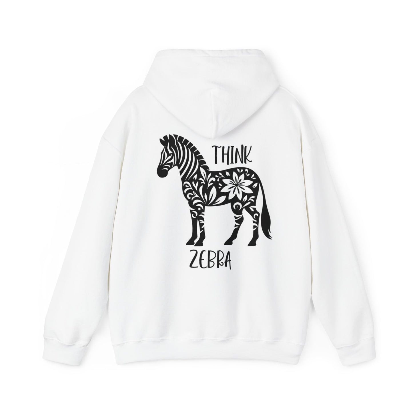 Think Zebra Hoodie by Sarah M.