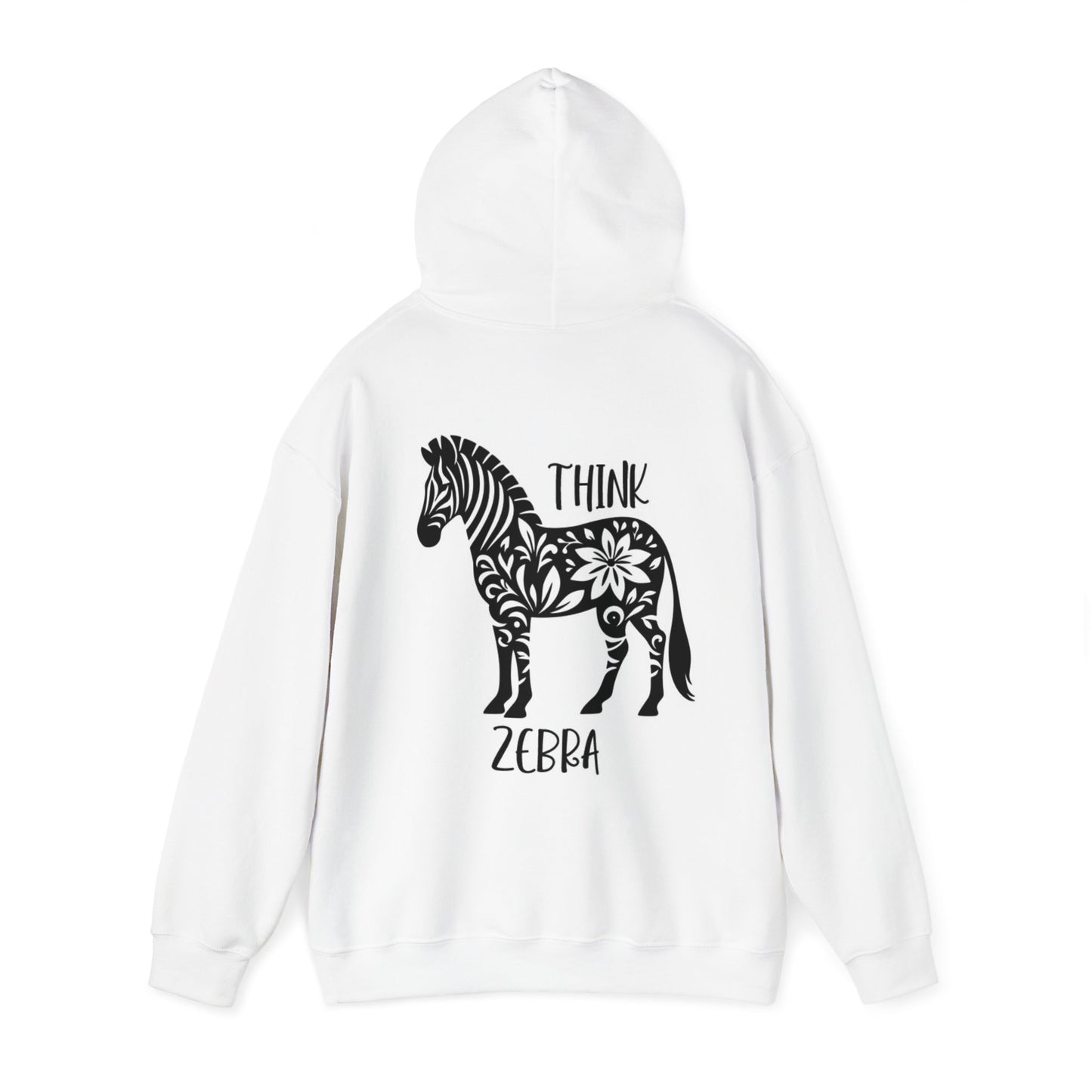 Think Zebra Hoodie by Sarah M.